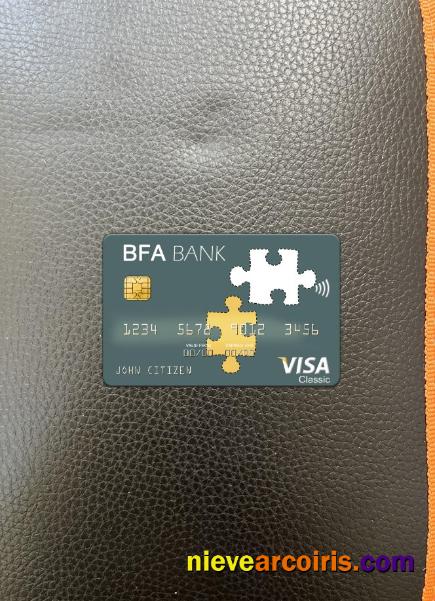 Angola Banco de Fomento visa card photolook